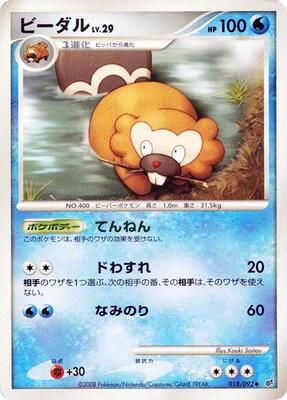 Bibarel card from Intense Fight in the Destroyed Sky