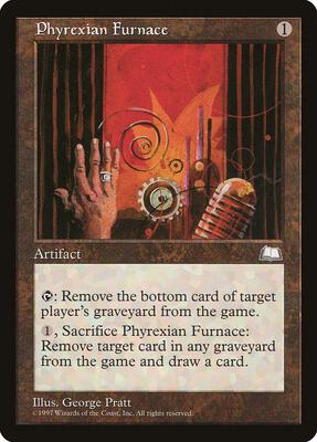 Phyrexian Furnace card from Weatherlight