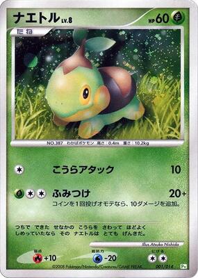 Turtwig card from DPt Gift Box (Turtwig)