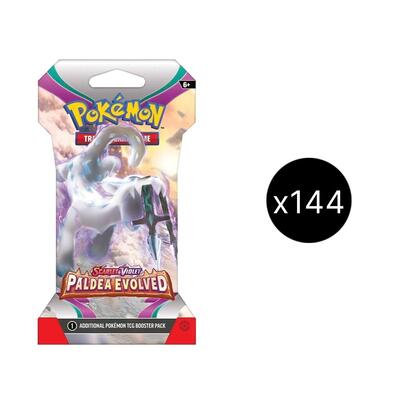 Paldea Evolved Sleeved Booster Case card from SV02: Paldea Evolved