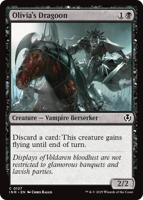 Olivia's Dragoon card from Innistrad Remastered