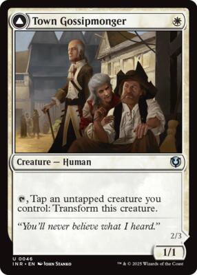 Town Gossipmonger card from Innistrad Remastered