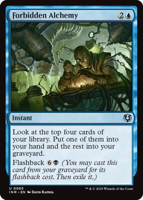 Forbidden Alchemy card from Innistrad Remastered