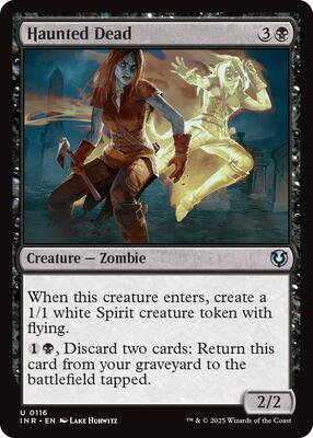 Haunted Dead card from Innistrad Remastered