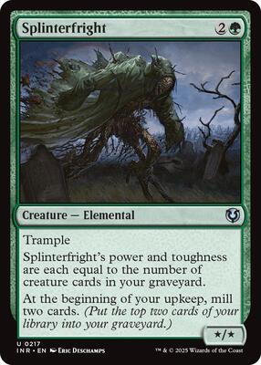 Splinterfright card from Innistrad Remastered