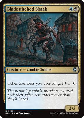 Bladestitched Skaab card from Innistrad Remastered