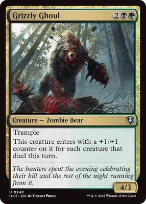 Grizzly Ghoul card from Innistrad Remastered