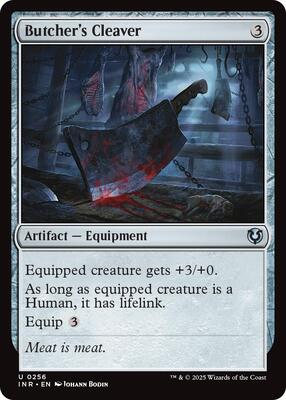 Butcher's Cleaver card from Innistrad Remastered