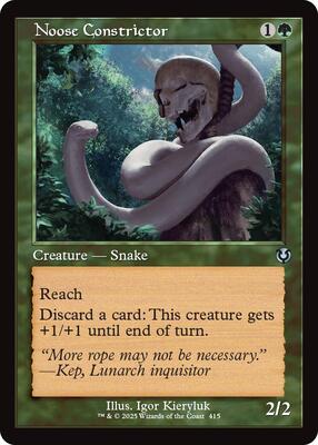 Noose Constrictor (Retro Frame) card from Innistrad Remastered