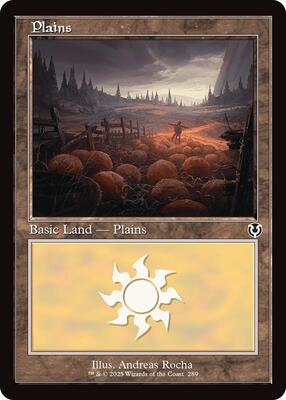 Plains (289) (Retro Frame) card from Innistrad Remastered