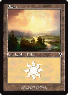 Plains (288) (Retro Frame) card from Innistrad Remastered