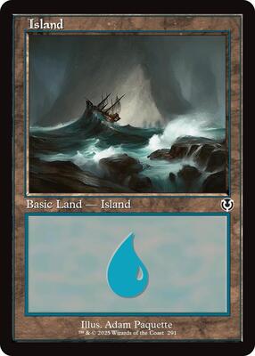 Island (291) (Retro Frame) card from Innistrad Remastered