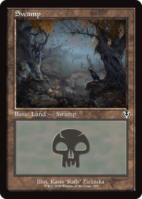 Swamp (293) (Retro Frame) card from Innistrad Remastered