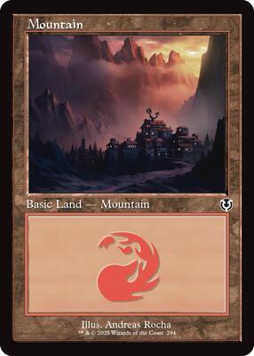 Mountain (294) (Retro Frame) card from Innistrad Remastered