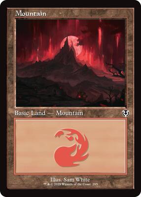 Mountain (295) (Retro Frame) card from Innistrad Remastered