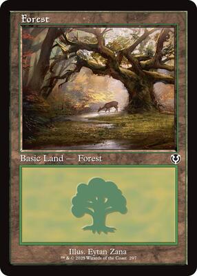 Forest (297) (Retro Frame) card from Innistrad Remastered