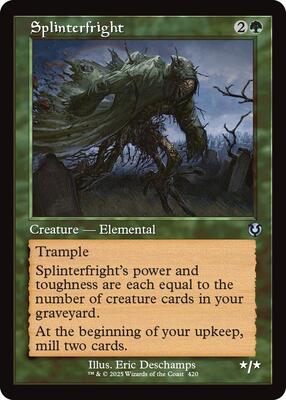 Splinterfright (Retro Frame) card from Innistrad Remastered