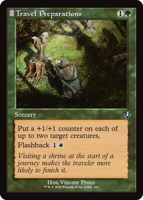 Travel Preparations (Retro Frame) card from Innistrad Remastered