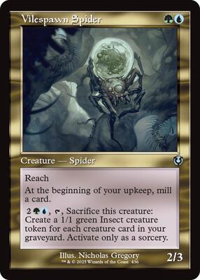 Vilespawn Spider (Retro Frame) card from Innistrad Remastered
