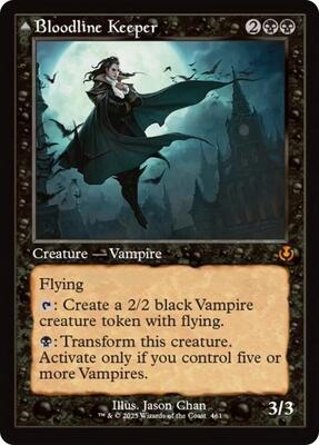 Bloodline Keeper (Retro Frame) card from Innistrad Remastered