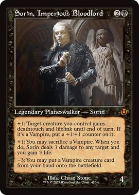 Sorin, Imperious Bloodlord (Retro Frame) card from Innistrad Remastered