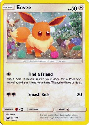 Eevee - SM184 (Cosmos Holo) card from SM Promos