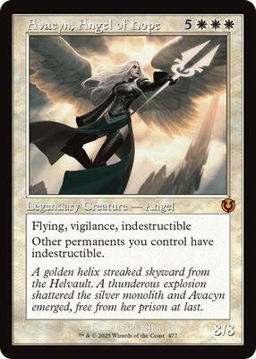 Avacyn, Angel of Hope (Retro Frame) card from Innistrad Remastered