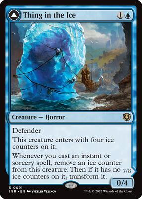 Thing in the Ice card from Innistrad Remastered