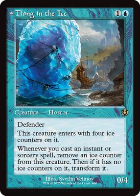 Thing in the Ice (Retro Frame) card from Innistrad Remastered