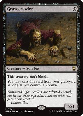 Gravecrawler card from Innistrad Remastered