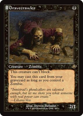 Gravecrawler (Retro Frame) card from Innistrad Remastered