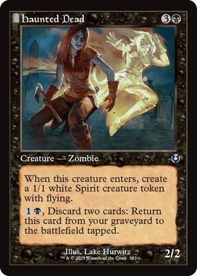 Haunted Dead (Retro Frame) card from Innistrad Remastered