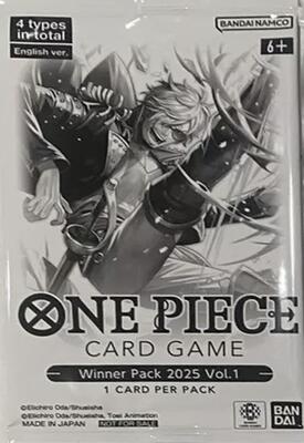 Winner Pack 2025 Vol. 1 card from One Piece Promotion Cards
