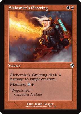 Alchemist's Greeting (Retro Frame) card from Innistrad Remastered