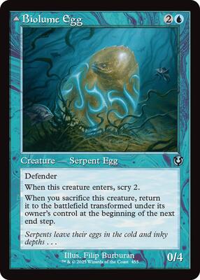 Biolume Egg (Retro Frame) card from Innistrad Remastered