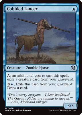 Cobbled Lancer card from Innistrad Remastered