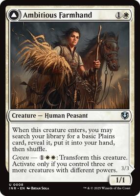 Ambitious Farmhand card from Innistrad Remastered
