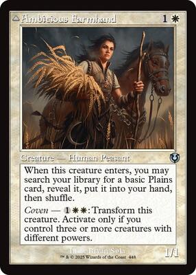Ambitious Farmhand (Retro Frame) card from Innistrad Remastered