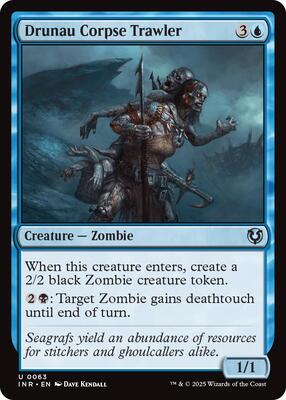 Drunau Corpse Trawler card from Innistrad Remastered