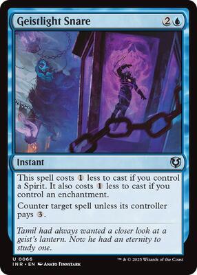 Geistlight Snare card from Innistrad Remastered