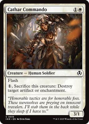 Cathar Commando card from Innistrad Remastered