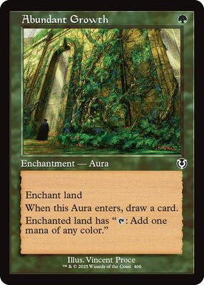 Abundant Growth (Retro Frame) card from Innistrad Remastered