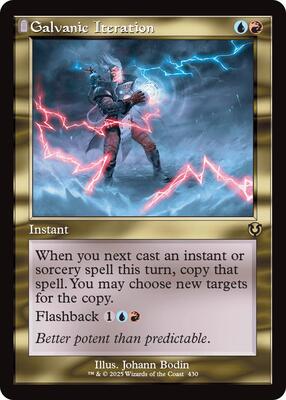 Galvanic Iteration (Retro Frame) card from Innistrad Remastered