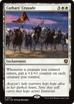 Cathars' Crusade card from Innistrad Remastered