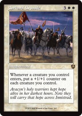 Cathars' Crusade (Retro Frame) card from Innistrad Remastered