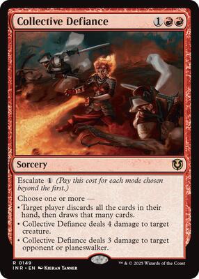Collective Defiance card from Innistrad Remastered