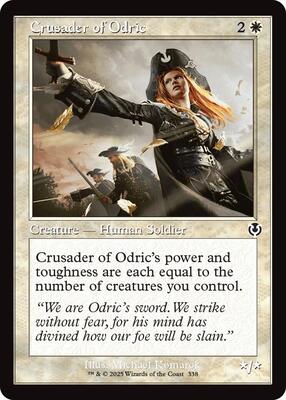 Crusader of Odric (Retro Frame) card from Innistrad Remastered