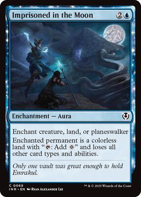 Imprisoned in the Moon card from Innistrad Remastered