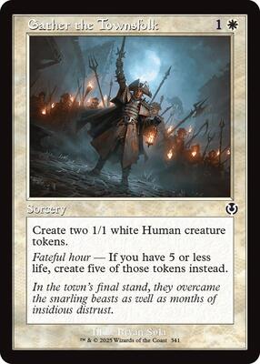 Gather the Townsfolk (Retro Frame) card from Innistrad Remastered