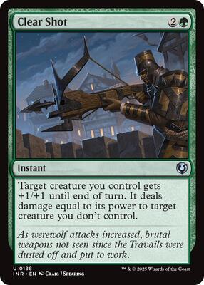 Clear Shot card from Innistrad Remastered